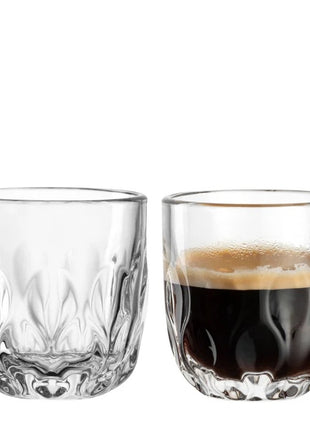 055181 Leonardo Gocce espresso glas set variant 3 - 2 glazen
