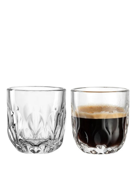 055181 Leonardo Gocce espresso glas set variant 3 - 2 glazen