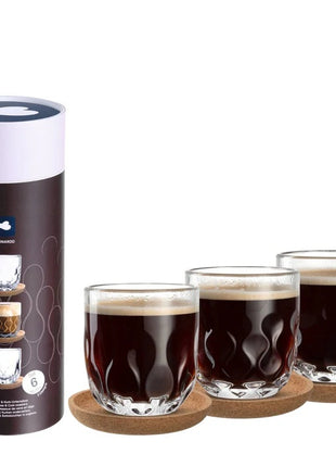 055191 Leonardo Gocce koffie glazen set - 6 delig