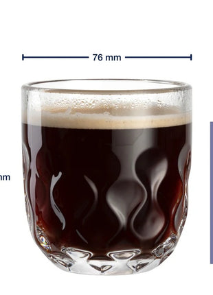 055183 Leonardo Gocce koffie glas set - variant 2 - 2 glazen