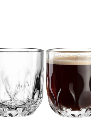 055184 Leonardo Gocce koffie glas set - variant 3 - 2 glazen