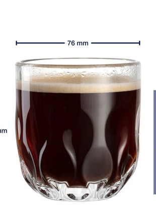 055184 Leonardo Gocce koffie glas set - variant 3 - 2 glazen