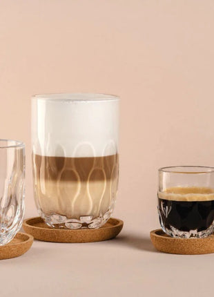 055173 Leonardo Gocce kurken onderzetters 6cm - set 4 stuks