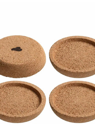 055173 Leonardo Gocce kurken onderzetters 6cm - set 4 stuks