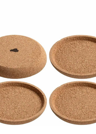 057172 Leonardo Gocce kurken onderzetters 9cm - set 4 stuks