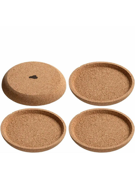 057172 Leonardo Gocce kurken onderzetters 9cm - set 4 stuks