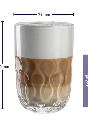 Leonardo Gocce latte macchiato glazen set variant 2 - 2 delig