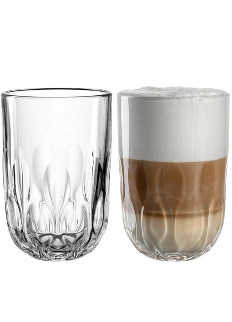 055189 Leonardo Gocce latte macchiato glazen mok set variant 3 - 2 delig