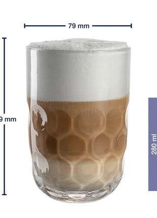Leonardo Gocce latte macchiato glazen set - 6 delig