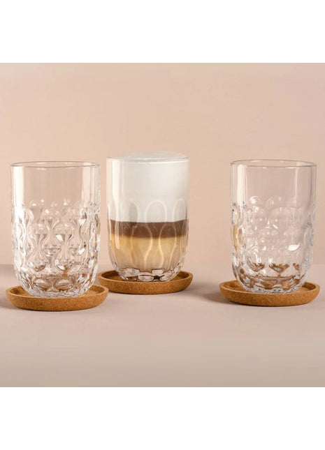 055192 Leonardo Gocce latte macchiato glazen set - 6 delig