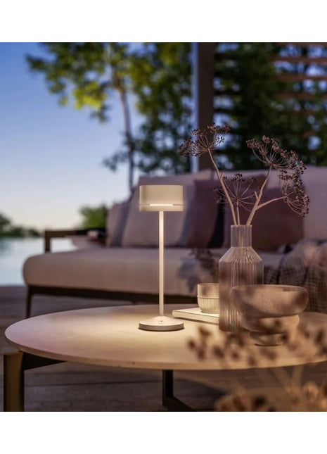 76024 Leonardo Monza zand tafellamp met accu