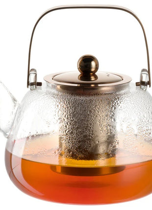 077383 Leonardo Tè per Te glazen theepot met filter 1.2 L