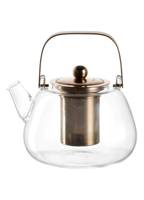 077383 Leonardo Tè per Te glazen theepot met filter 1.2 L