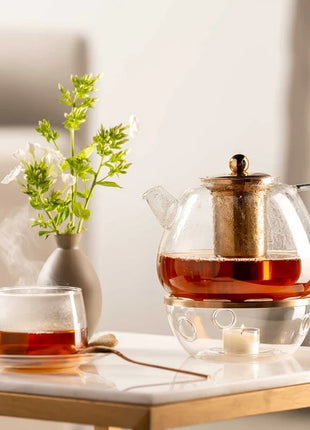 077393 Leonardo Tè per Te glazen theepotwarmer