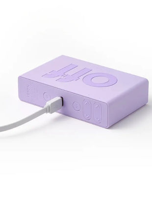 LEXON Flip Classic oplaadbare wekker on/off lila