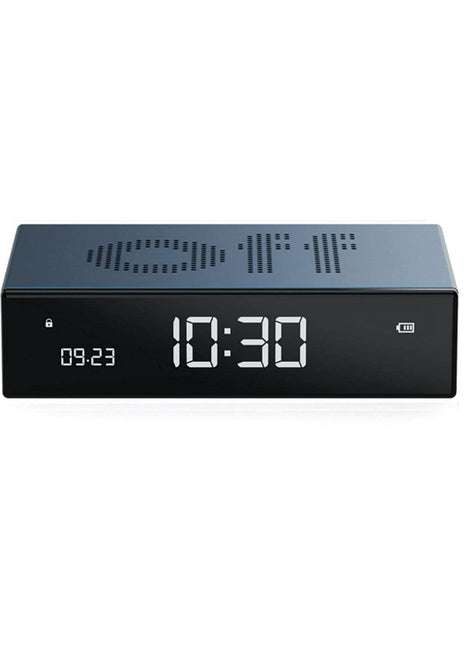 LR152B LEXON Flip premium wekker aluminium - blauw