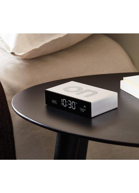 LR152A LEXON Flip premium wekker aluminium - zilver