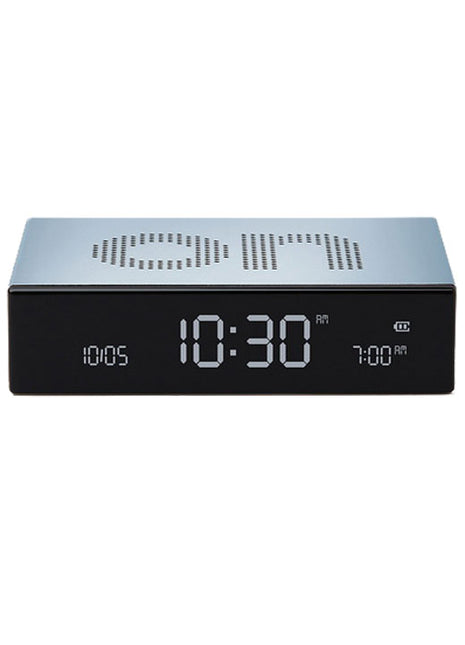 LR152LB1 LEXON Flip premium wekker aluminium lichtblauw