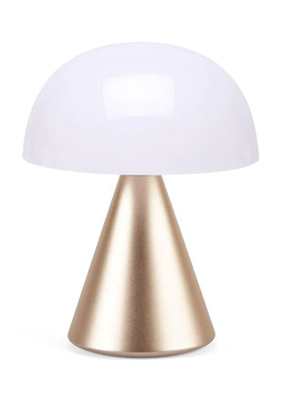 Lexon Mina medium led lamp soft gold - 9 kleuren licht