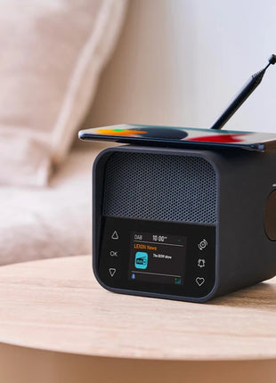 LA130N LEXON Oslo News Premium DAB & FM radio | wekker | bluetooth speaker | wireless charger