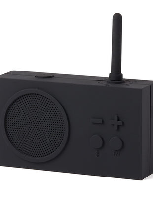 LEXON Tykho 3 FM radio & 3W BT speaker zwart