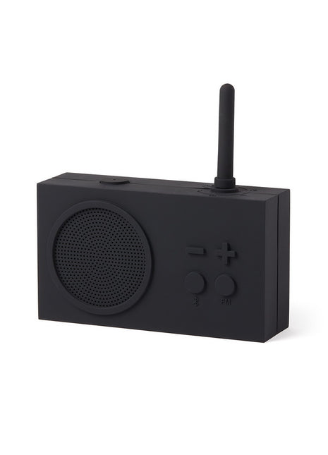 LEXON Tykho 3 FM radio & 3W BT speaker zwart
