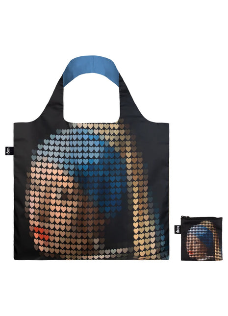 LOQI vouwtas PIX & LOVE Meisje met de parel oorbellen - Vermeer