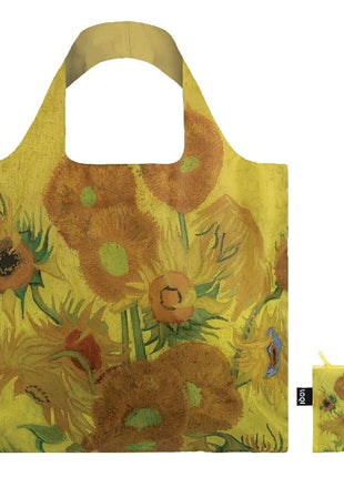LOQI vouwtas - opvouwbare tas  / shopper Van Gogh Zonnebloemen
