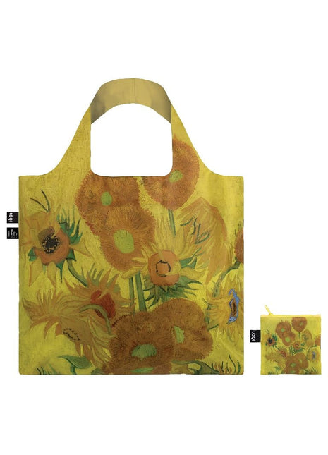 LOQI vouwtas - opvouwbare tas  / shopper Van Gogh Zonnebloemen