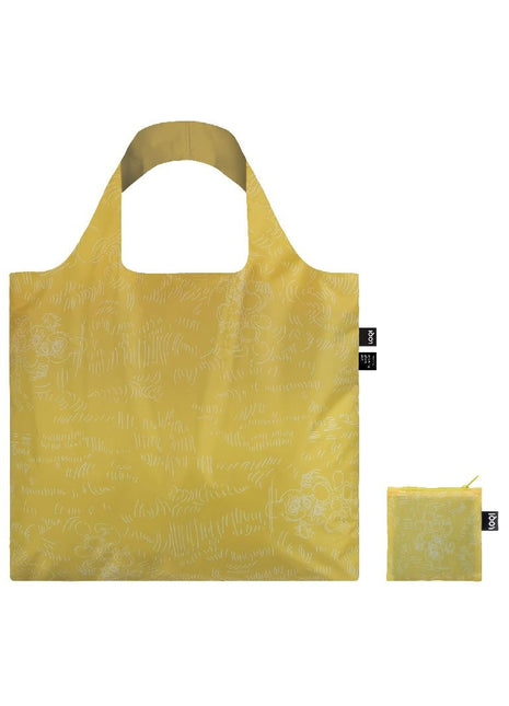 LOQI vouwtas - opvouwbare tas  / shopper Van Gogh Zonnebloemen