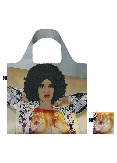 LOQI vouwtas Mickalene Thomas Portrait of Maya No. 10