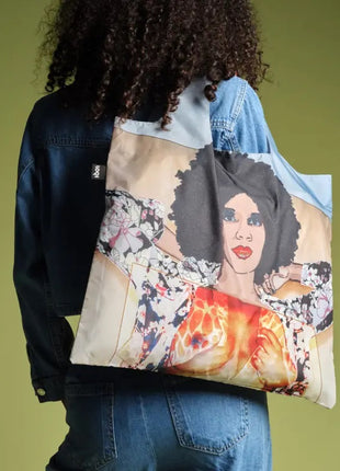 LOQI vouwtas Mickalene Thomas Portrait of Maya No. 10