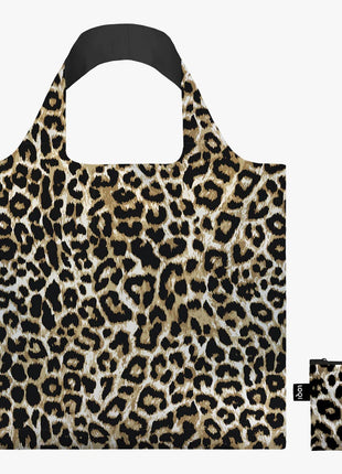 LOQI vouwtas luipaard / leopard dusk