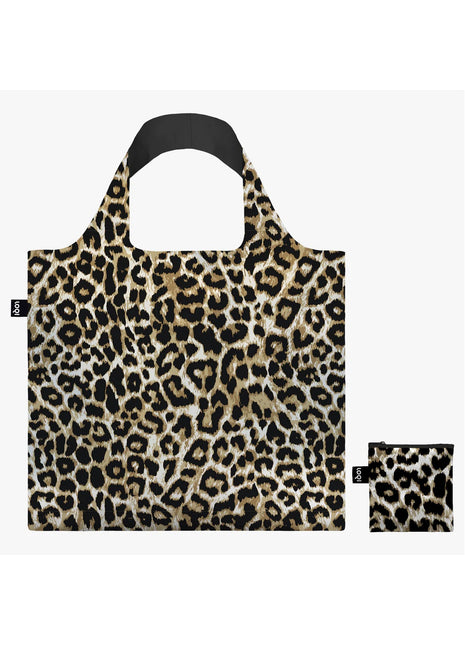 LOQI vouwtas luipaard / leopard dusk