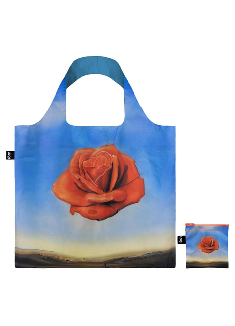 LOQI vouwtas - opvouwbare tas  / shopper Salvador Dali Mediative Rose