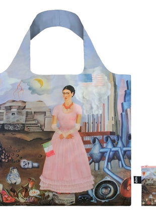 LOQI vouwtas - opvouwbare tas  / shopper Frida Kahlo zelfportret