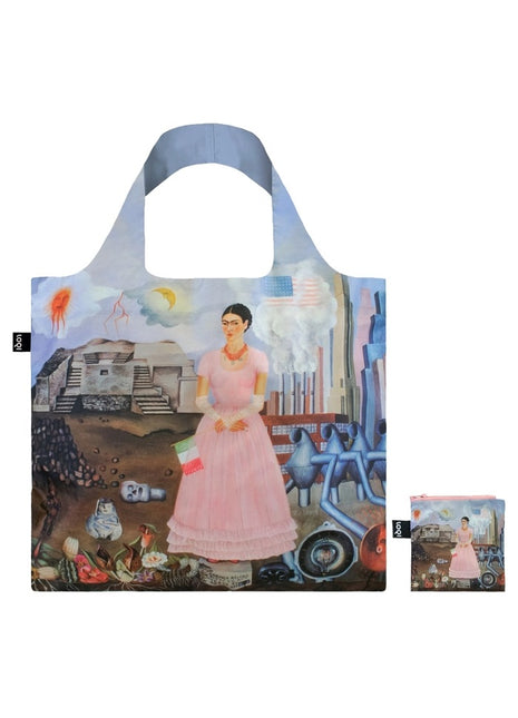 LOQI vouwtas - opvouwbare tas  / shopper Frida Kahlo zelfportret