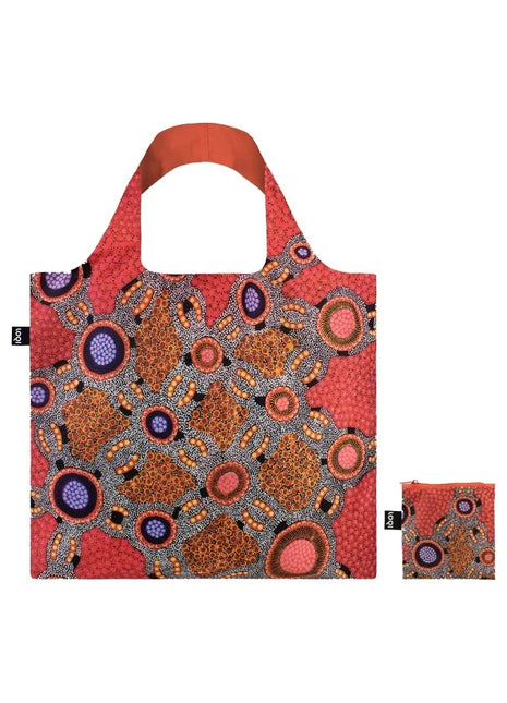 LOQI vouwtas - opvouwbare tas  / shopper - Water Dreaming Pink