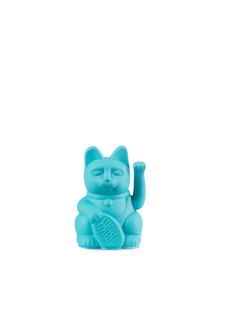 330475 Donkey Lucky Cat mini - gelukskat - turquiose