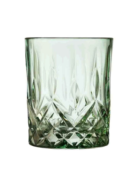 27730 Lyngby Sorrento whisky glas groen 32cl 4 stuks