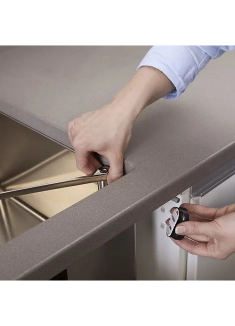 Happy Sinks magnetische vaatdoekhouder recht RVS