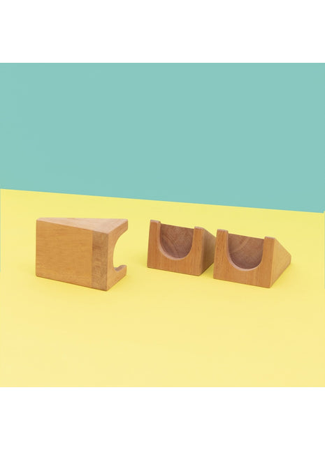 Wedgie houten houder deurstopper
