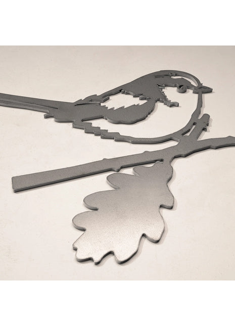 Metalbird Staartmees cortenstaal