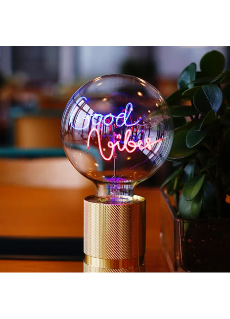 994241BR MITB Bulb Good Vibes LED tekst lamp draadloos