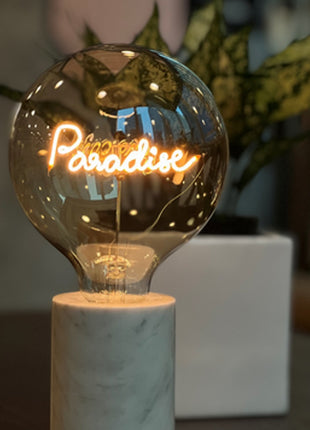 MITB Bulb Paradise tekst LED lamp draadloos