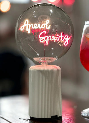 MITB Bulb Aperol Spritz tekst lamp draadloos