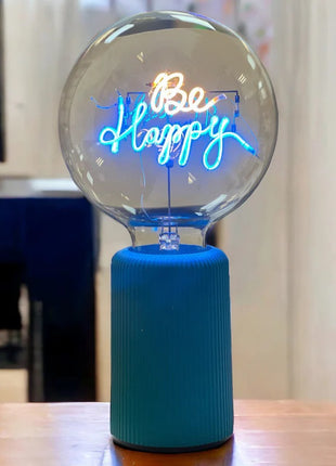 MITB Bulb Be Happy LED tekst lamp draadloos