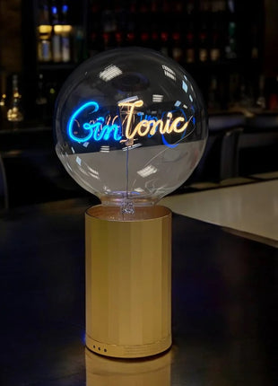 MITB Bulb Gin Tonic tekst lamp draadloos