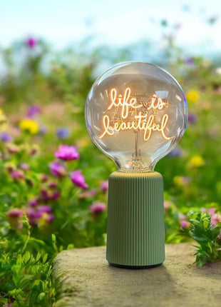 MITB Bulb Life is Beautiful LED lamp draadloos