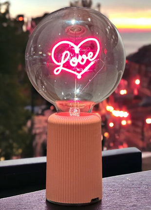 MITB Bulb Love tekst lamp draadloos